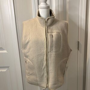 Coaco New York Women's Brown Fleece Vest Size Large